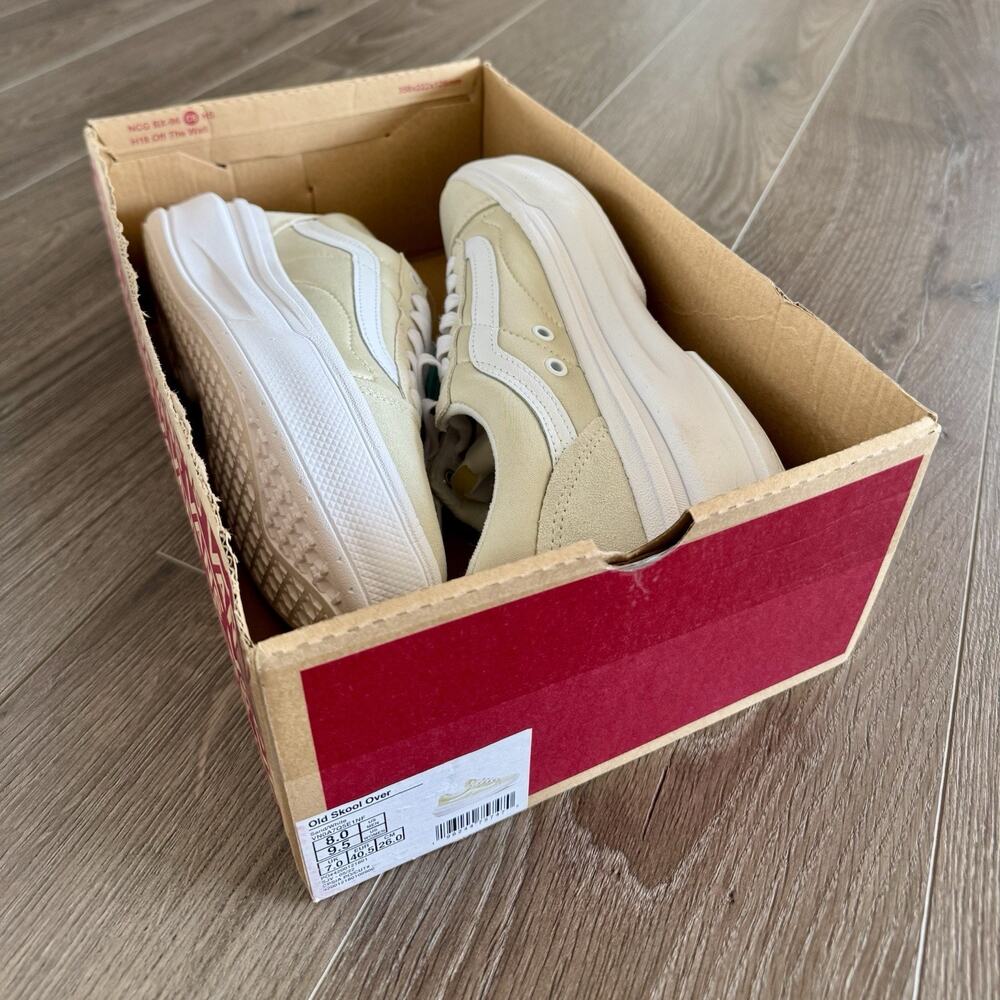 VANS Old Skool Overt CC Platform Sand Low Shoes Comfy Cush Mens 8 Womens 9.5 - Picture 13 of 13